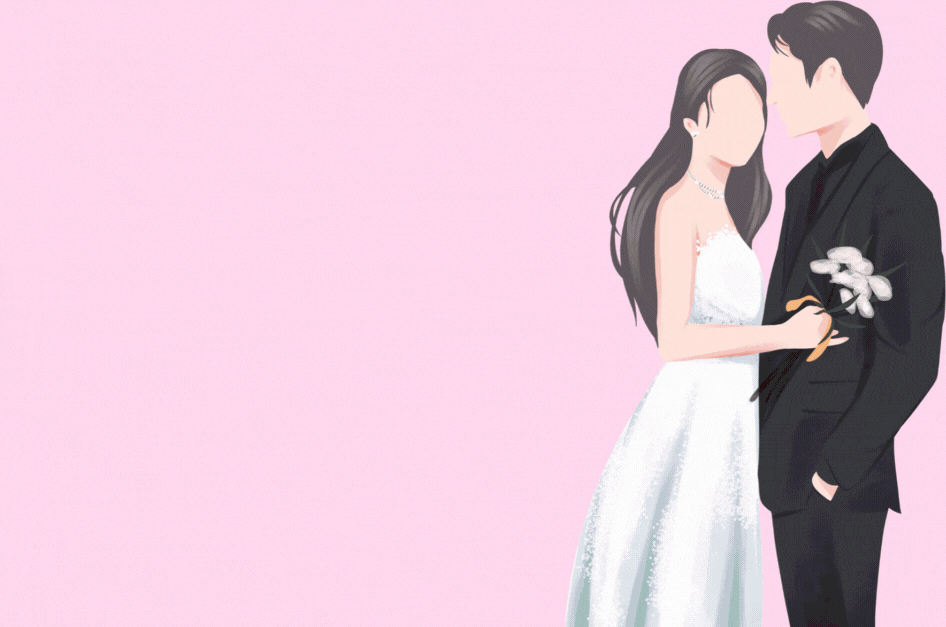 Beautiful outdoor wedding scene with couple embracing, showcasing love and togetherness.